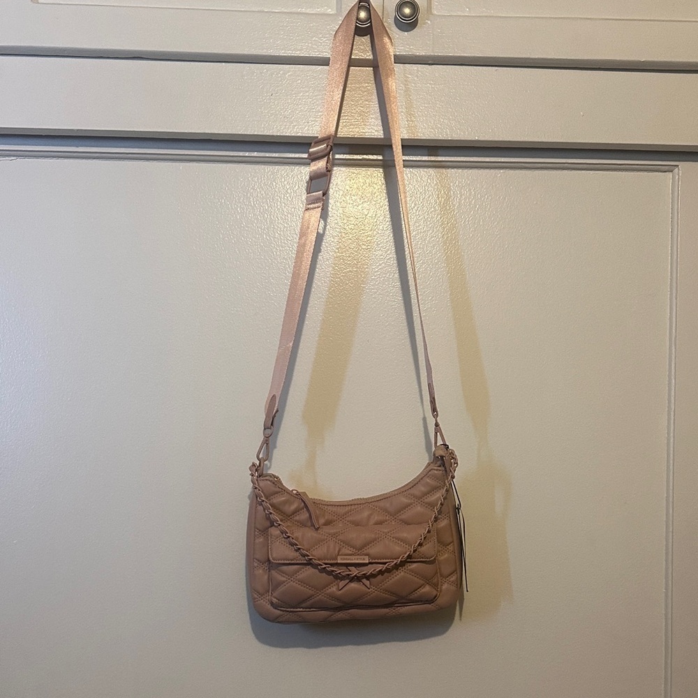 Kendall & Kylie Quilted Crossbody Bag in Tan - Picture 5 of 12